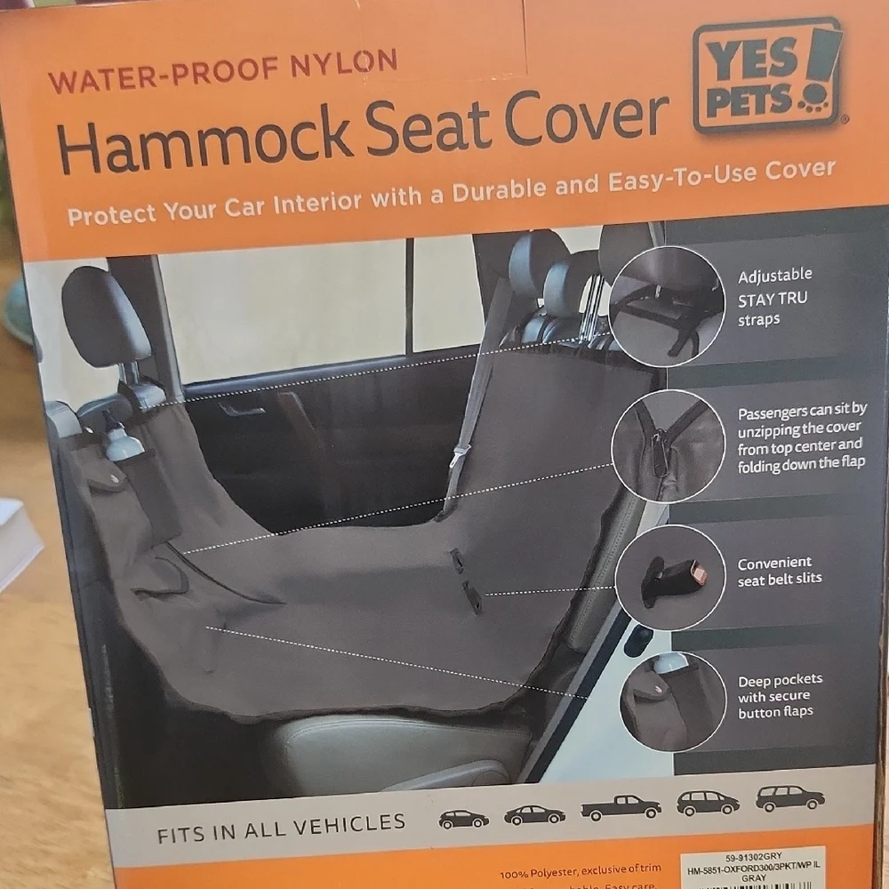 Waterproof Gray Hammock Seat Cover